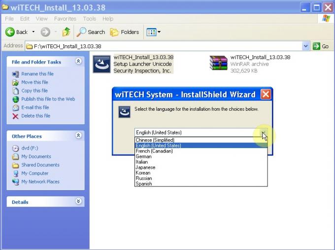 langue de cosse de witech d'outil de diagnostic de Chrysler