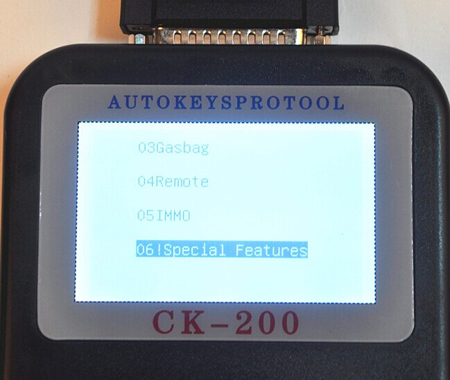 Écran Display-1 de programmeur de la clé CK-200