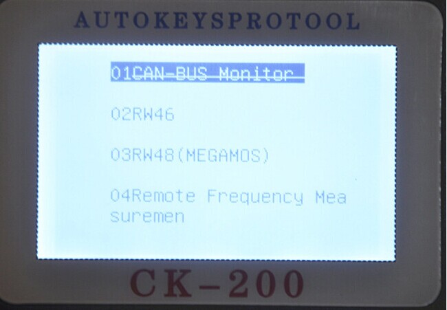 Écran Display-3 de programmeur de la clé CK-200