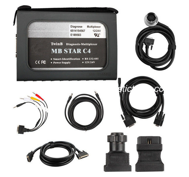 12V/24V Durable Mercedes Diagnostic Tool MB Star Compact 4 Fit For Any Computer