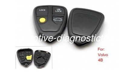 Volvo Remote Key Shell with 4 Button, Volvo Car Key Blanks