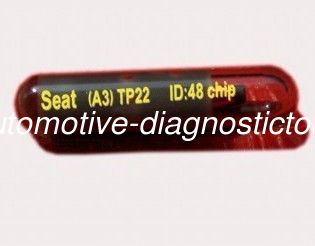 Un bon prix. Puce principale automatique de transpondeur de puce de SEAT A3 TP22 ID48, puces de clé de voiture d'OEM en ligne