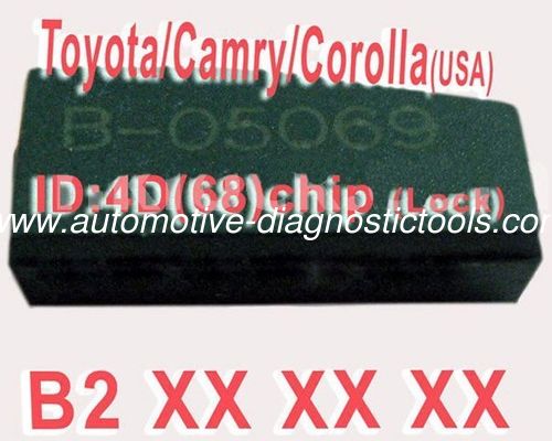 Un bon prix. Toyota/Camry/puce principale automatique Duplicable de transpondeur puce B2XXX de Corolla 4D68 en ligne
