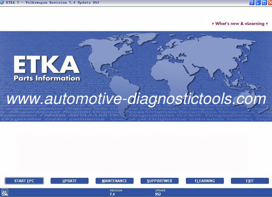 Un bon prix. Catalogue électronique V7.5 d'ETKA pour VW Seat Skoda d'Audi en ligne