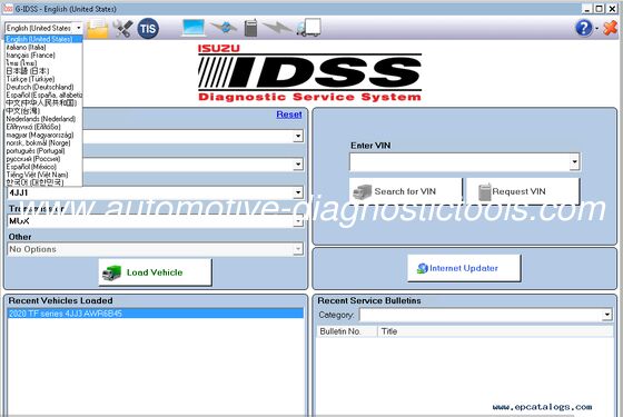 Un bon prix. Le dernier logiciel de diagnostic d'exportation 2025.02 G-IDSS E-IDSS en ligne