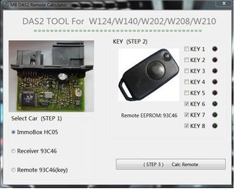 Un bon prix. Logiciel diagnostics des véhicules à moteur de fonction puissante pour la calculatrice d'extérieur d'immobilisateur du benz DAS2 en ligne
