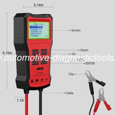 Un bon prix. Ancel BST100 Testeur de batterie de voiture 12V Cell100-2000CCA 30- 220Ah en ligne