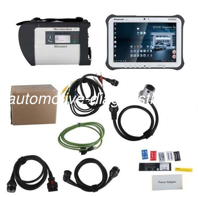 Un bon prix. MB SD Connect Compact 4 pour Mercedes avec Panasonic FZ G1 Tablet 2025 Le logiciel est prêt à être utilisé en ligne