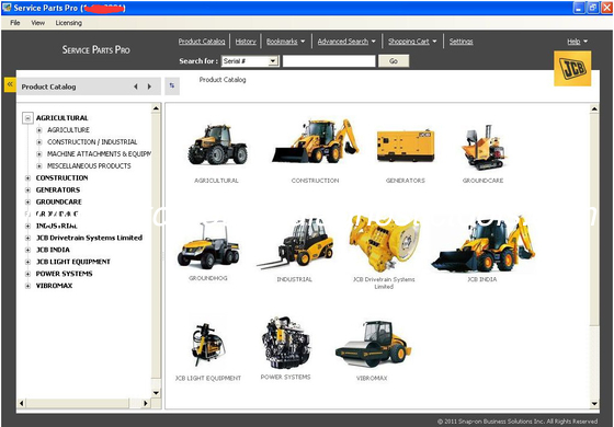 Un bon prix. JCB PartsPlus+ Catalogue des pièces électroniques v2 (2.00.0004) Avec les manuels de service 2017 en ligne