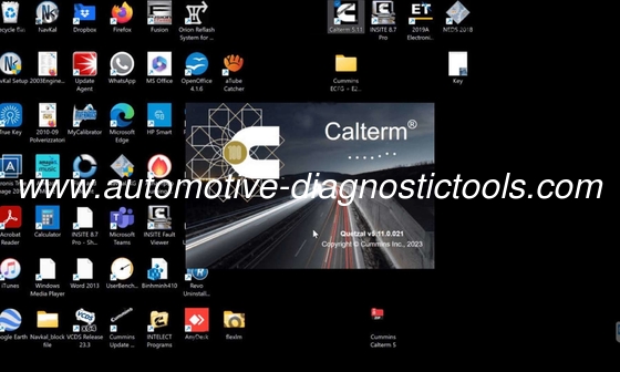 Un bon prix. Cummins Calterm v5.12 2024 Logiciel de diagnostic d'ingénierie en ligne