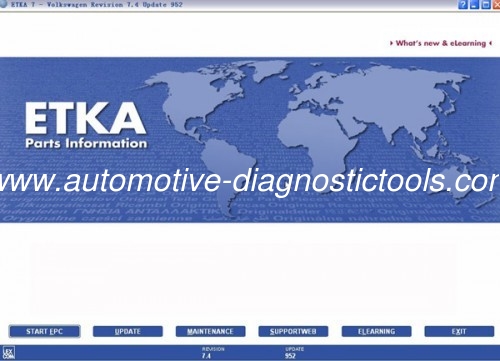 Un bon prix. ETKA Catalogue électronique V8.1 Pour Audi VW Seat Skoda Mise à jour en ligne en ligne