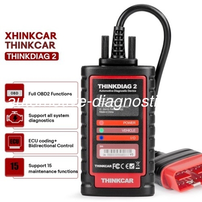 Un bon prix. 2025 THINKCAR Thinkdiag2 Tout outil de diagnostic du système Auto VIN ECU Codage 15+ Fonction de réinitialisation Un an de mise à jour gratuite en ligne