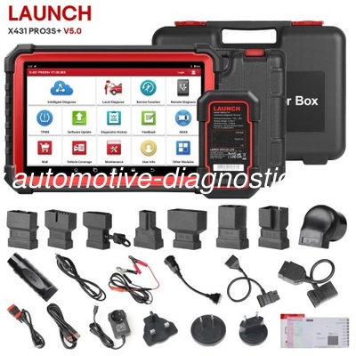 Un bon prix. [Version européenne et britannique] Lancement X431 PRO3S+ V5.0 Système complet Scanner de diagnostic Bluetooth en ligne