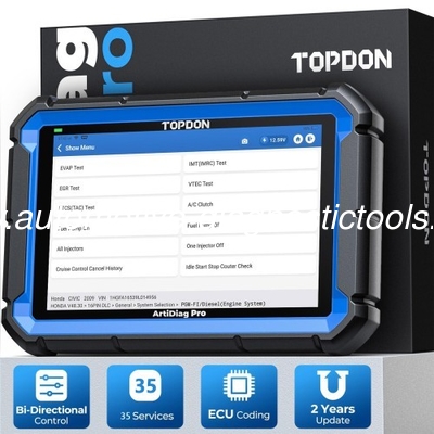 Un bon prix. TOPDON ArtiDiag Pro V2.0 Outil d'analyse de diagnostic bidirectionnel avec codage par ECU en ligne