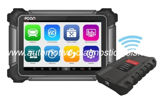 Un bon prix. Scanner de diagnostic lourd FCAR F7S-G pour véhicules de passagers, camions lourds et machines en ligne
