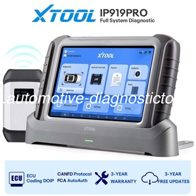 Un bon prix. XTOOL InPlus IP919 Outil de diagnostic sans fil XTOOL avec codage ECU, service 42+, FCA AutoAuth, carte de topologie en ligne