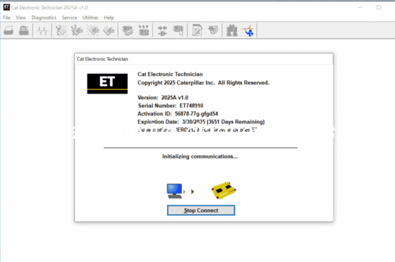 Un bon prix. Logiciel de diagnostic 2025A CAT ET ET3 en ligne