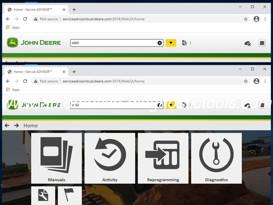 Un bon prix. 2025/6 John Deere conseiller au service 5.3.266 Outline Agriculture + Construction et foresterie EDL V2 et V3 en ligne