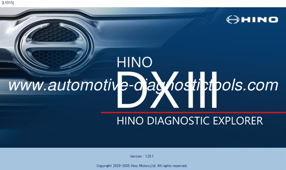 Un bon prix. 2025.01 Logiciel de diagnostic HINO Hino Diagnostic Explorer 3 DX3 DXIII en ligne
