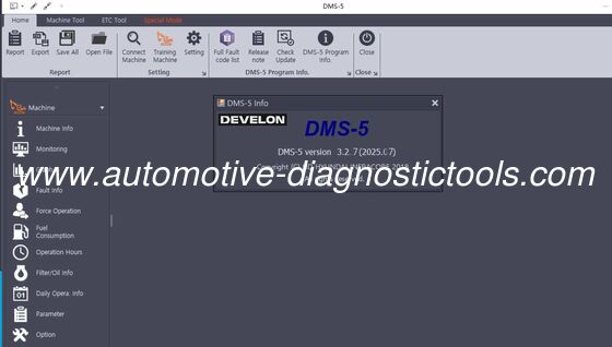 Un bon prix. ¢2025.08 ¢ DOOSAN (DEVELON) DMS 5 à 3.2.8 Logiciel de diagnostic en ligne
