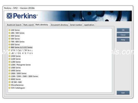 Un bon prix. Perkins SPI2 2018A Catalogue de logiciels et pièces de service Perkins en ligne