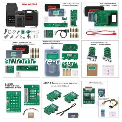 Un bon prix. [Yanhua ACDP-2 BMW Pack Complet] Kit Complet Yanhua ACDP-2 pour Programmation de Clés et Correction de Compteur pour BMW avec Tous les Modules & Carte de Banc Gratuite B48/N20/N55/B38 en ligne