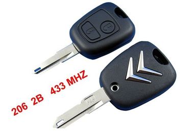 Un bon prix. La clé à distance 433MHZ, 2 de Citroen C2 boutonnent les blancs principaux à distance automatiques de Citroen en ligne