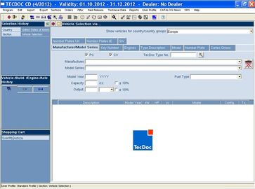 Un bon prix. Logiciel diagnostics des véhicules à moteur du catalogue 04/2012 de pièces de rechange de Tecdoc Tec.Doc CPE en ligne